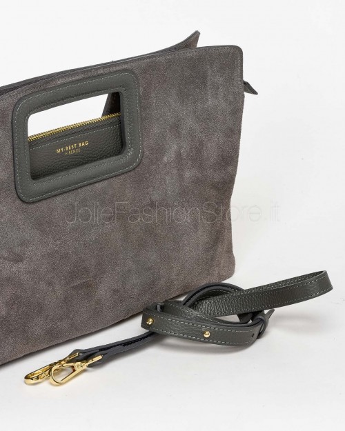 My Best Bag Borsa a Mano Grigio Modello Viktoria  F1-MYB-1025 SMOG