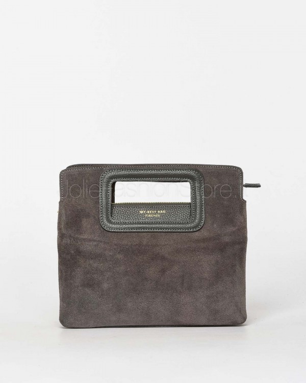 My Best Bag Borsa a Mano Grigio Modello Viktoria  F1-MYB-1026 SMOG