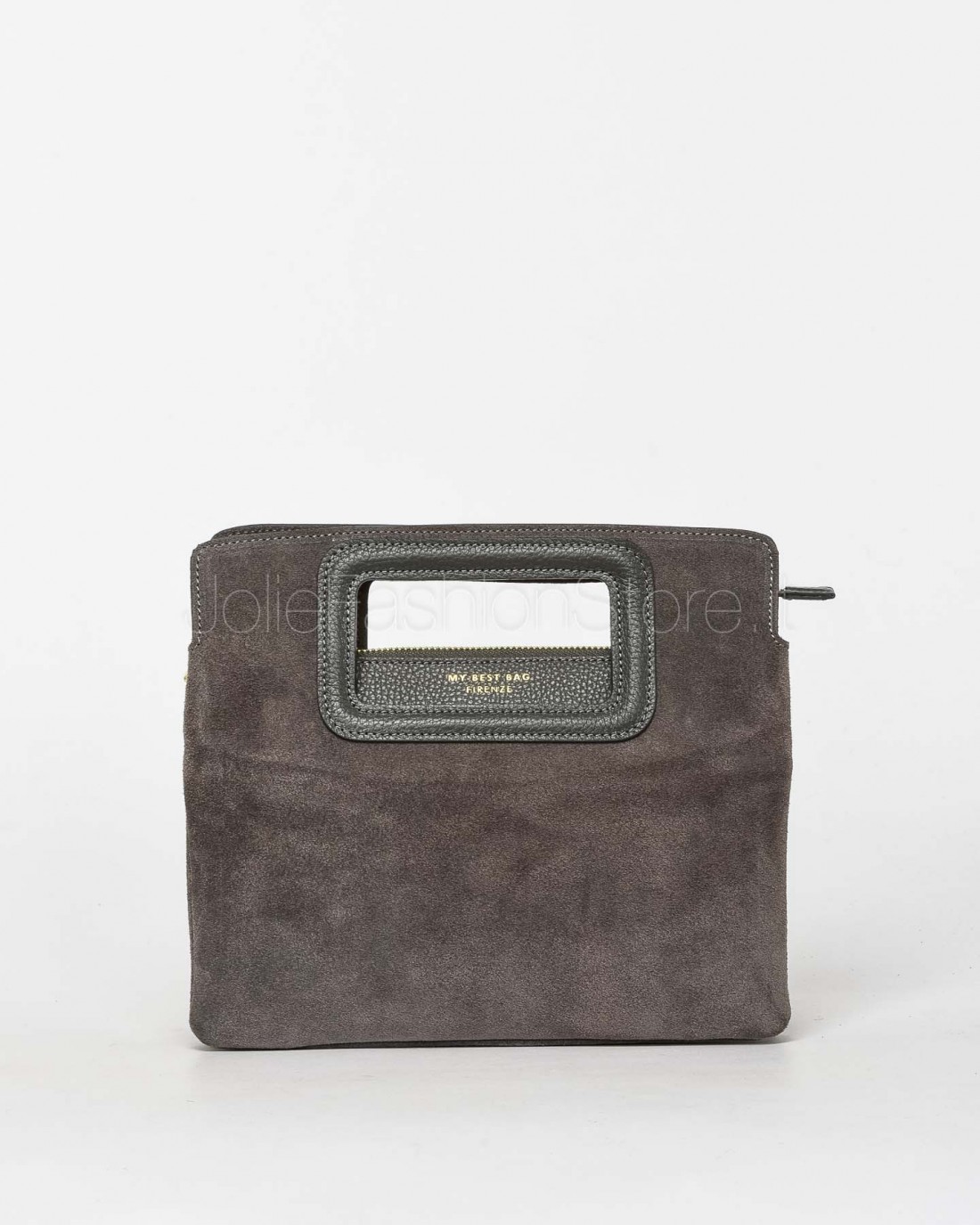 My Best Bag Borsa a Mano Grigio Modello Viktoria 25,5x22x7  F1-MYB-1026 SMOG