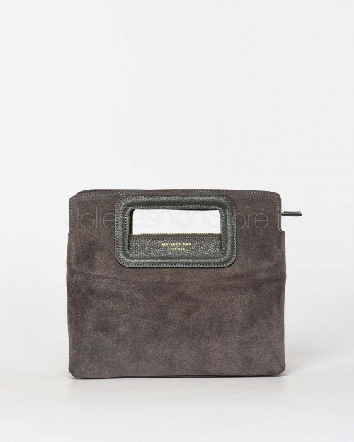 My Best Bag Borsa a Mano Grigio Modello Viktoria