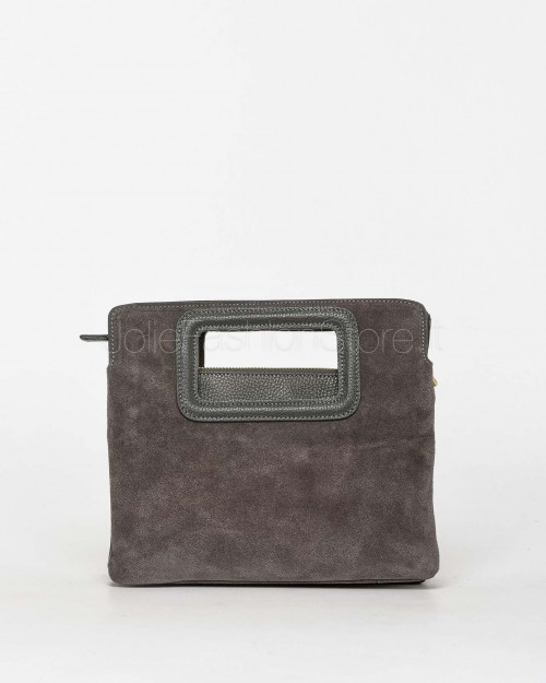 My Best Bag Borsa a Mano Grigio Modello Viktoria 25,5x22x7  F1-MYB-1026 SMOG