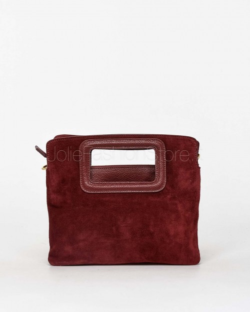 My Best Bag Borsa a Mano Bordeaux Modello Viktoria  F1-MYB-1026 RUBINO