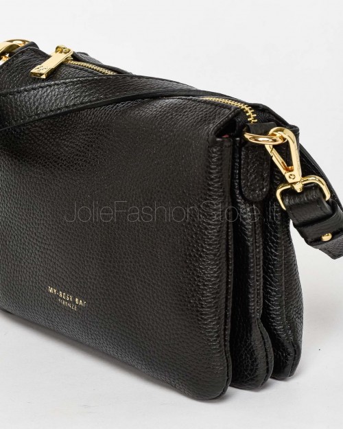 My Best Bag Borsa 3 Scomparti Nero Modello Reflex  F1-MYB-1020 NERO