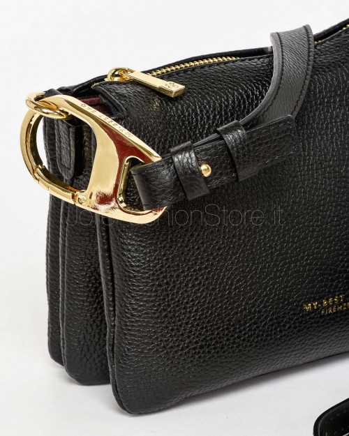 My Best Bag Borsa 3 Scomparti Nero Modello Reflex  F1-MYB-1020 NERO