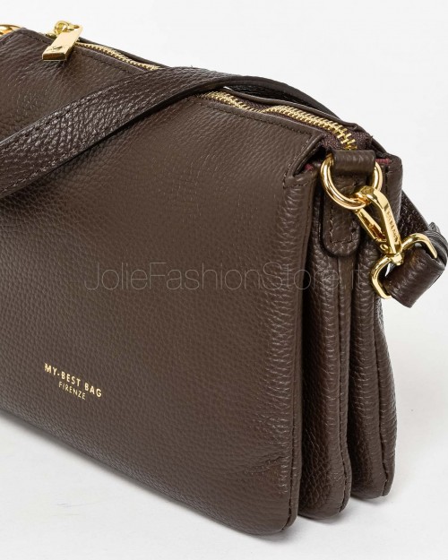 My Best Bag Borsa 3 Scomparti Cioccolato Modello Reflex  F1-MYB-1020 CHOCOLATE