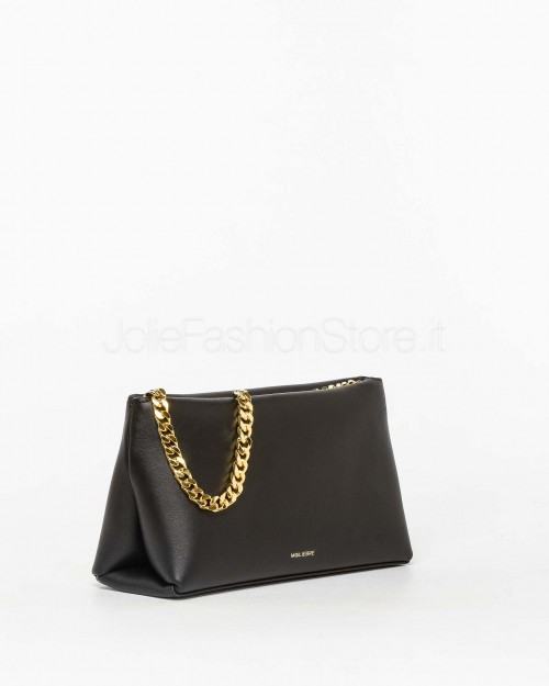 Mouliebre Borsa In Pelle Nero Modello Carlottina  CARLOTTINA NERA