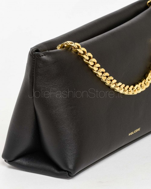 Mouliebre Borsa In Pelle Nero Modello Carlottina  CARLOTTINA NERA