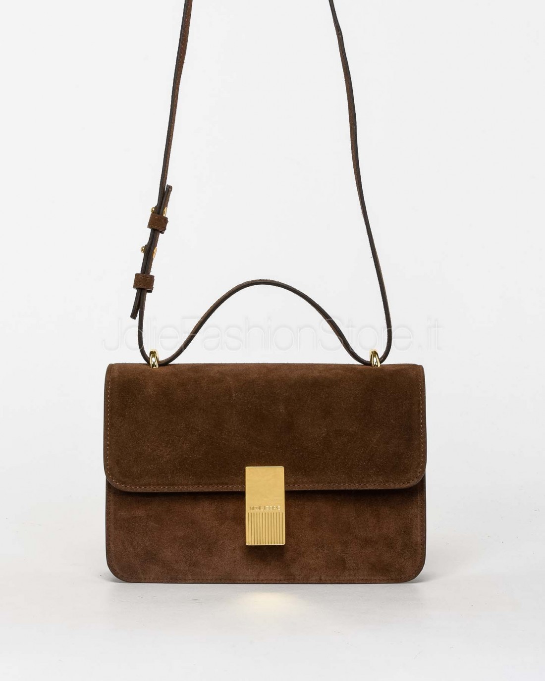 Mouliebre Borsa In Suede Marrone Modello Vanessa  VANESSA CHOCOLATE