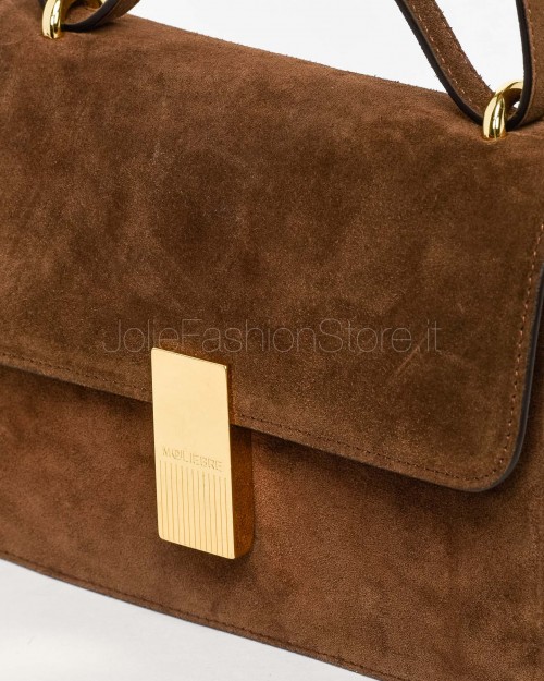 Mouliebre Borsa In Suede Marrone Modello Vanessa  VANESSA CHOCOLATE