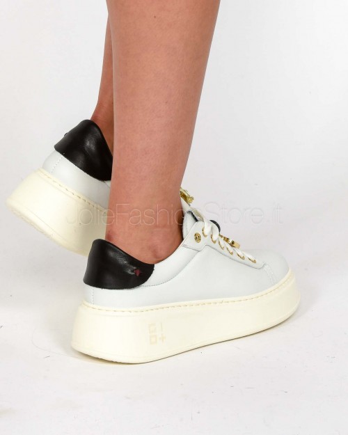 Gio+ Sneakers Bianca/Oro  PIA 454B