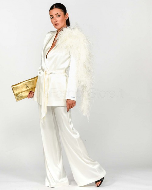 Alessandro Legora Completo Giacca Boa Bianco  AT139