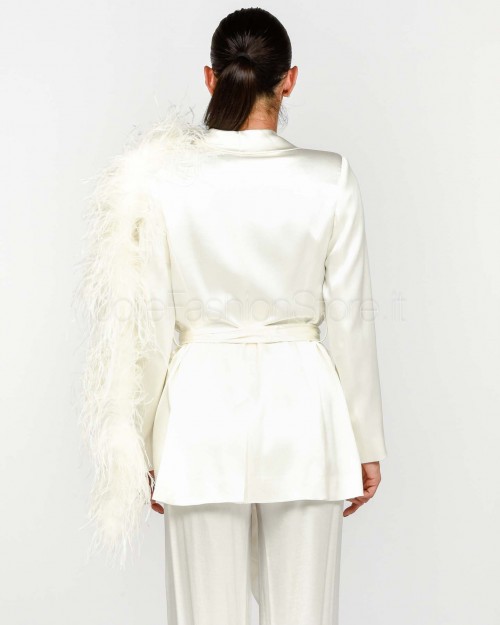 Alessandro Legora Completo Giacca Boa Bianco  AT139