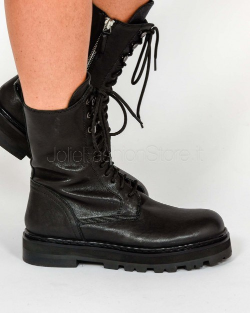 Patrizia Pepe STIVALI/BOOTS Nero/Silver  8Y0122 L005 FB30