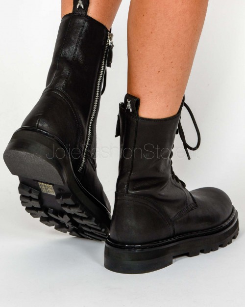 Patrizia Pepe STIVALI/BOOTS Nero/Silver  8Y0122 L005 FB30