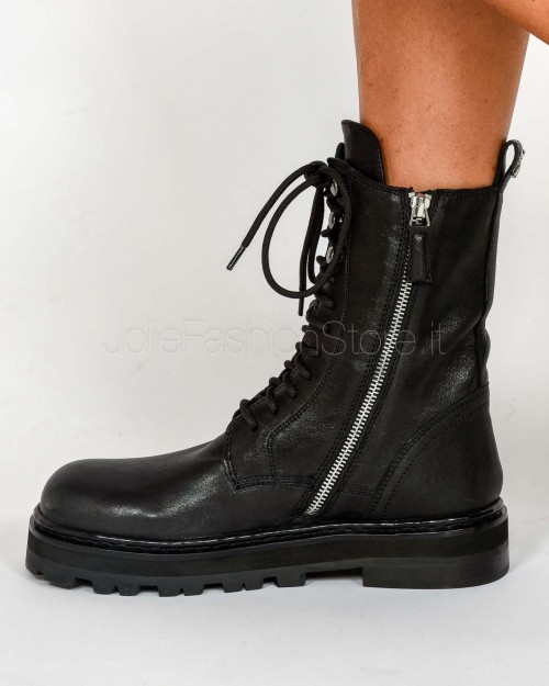 Patrizia Pepe STIVALI/BOOTS Nero/Silver  8Y0122 L005 FB30