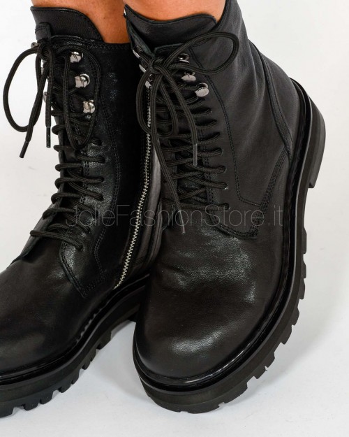 Patrizia Pepe STIVALI/BOOTS Nero/Silver  8Y0122 L005 FB30