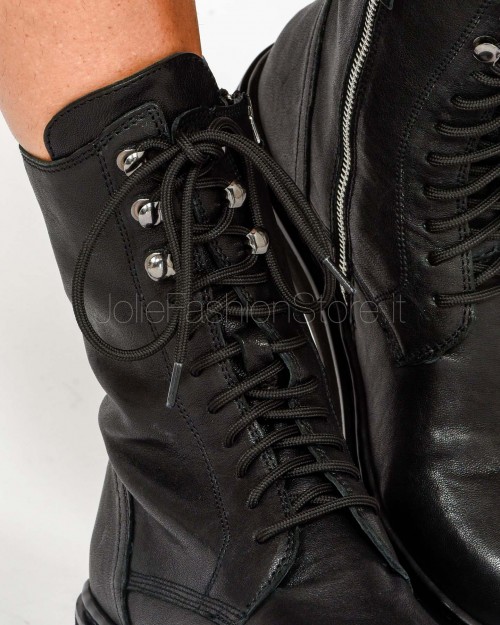 Patrizia Pepe STIVALI/BOOTS Nero/Silver  8Y0122 L005 FB30