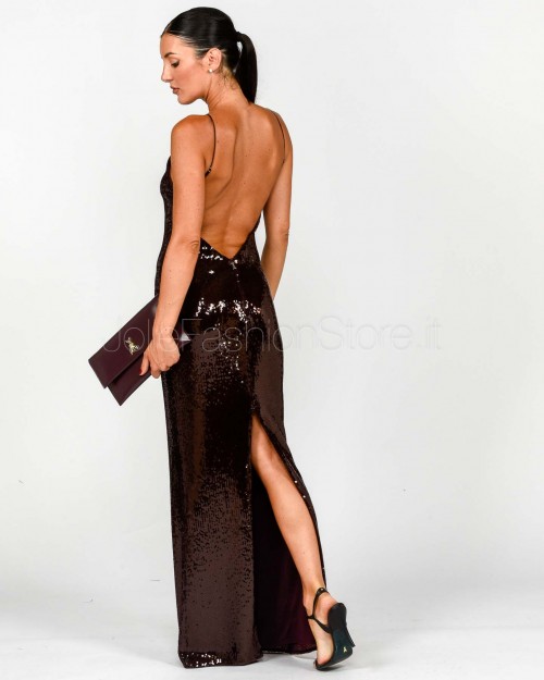 Patrizia Pepe ABITO/DRESS Purple red sequins