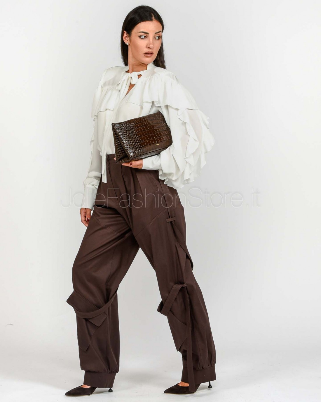 Actualee Pantalone Marrone