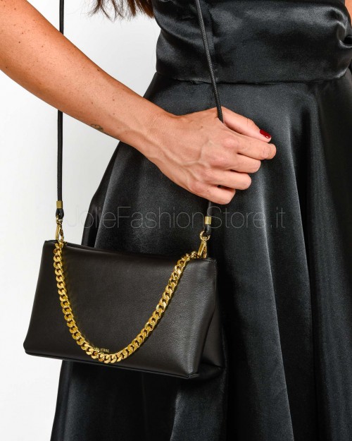 Alessandro Legora Gonna Lunga in Organza  AT304 NERO