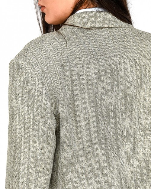 Jacqueur Giacca Doppiopetto Grigio  GDP01 0703 IBIS B.