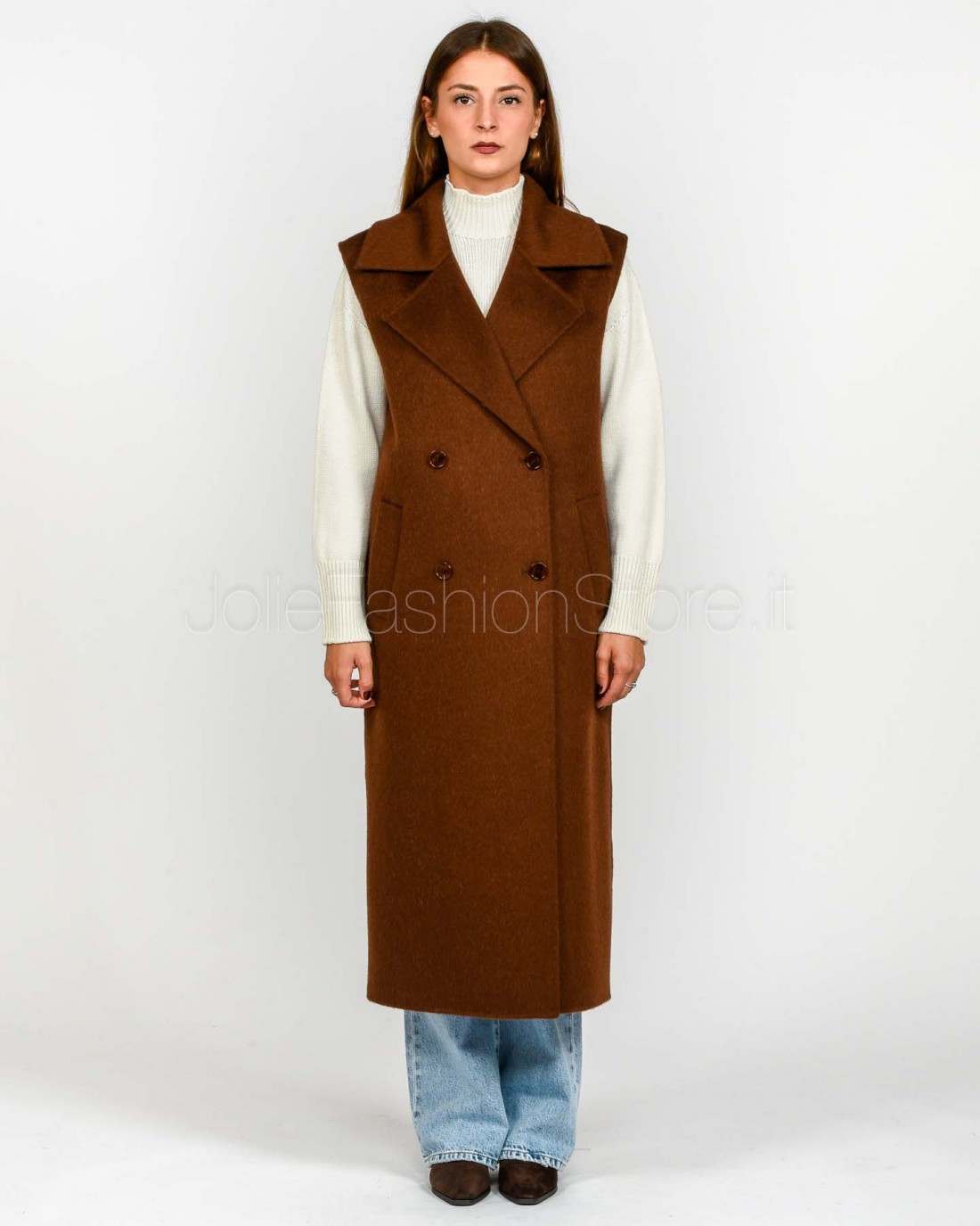 Patrizia Pepe CABAN/JACKET Earth Brown