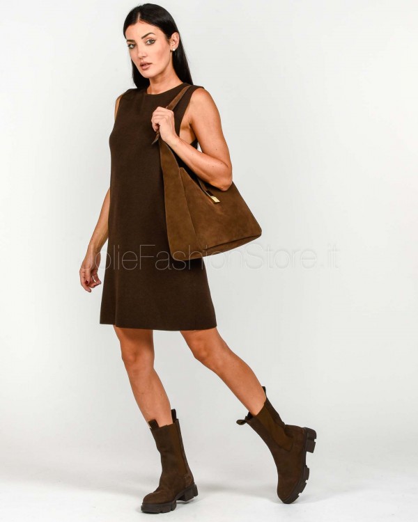 Grace & Mila Chocolate Knit Sheath Dress  SARAH CHOCOLAT