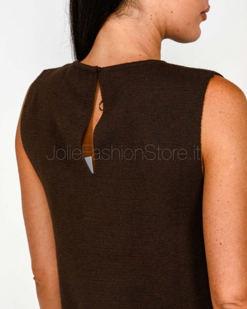 Grace & Mila Chocolate Knit Sheath Dress  SARAH CHOCOLAT
