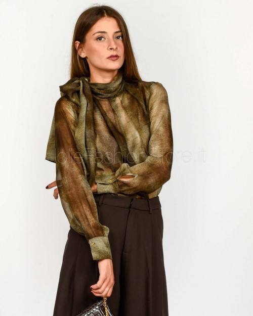 Elisabetta Franchi Camicia Lizard