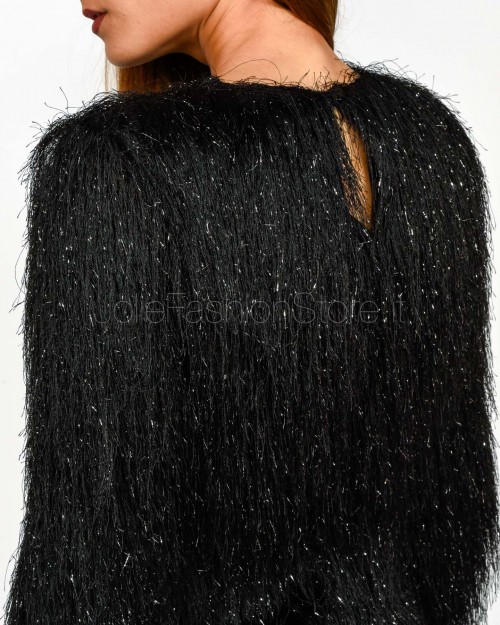Actualee Black Dress  LX1230 NERO