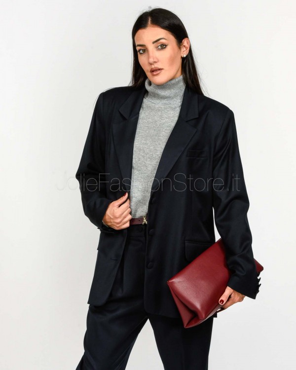 Actualee Giacca Monopetto Blu Notte  15168 DARK BLUE