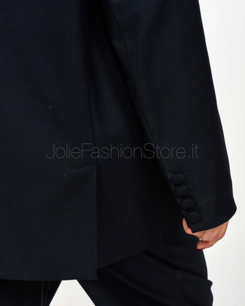 Actualee Giacca Monopetto Blu Notte  15168 DARK BLUE