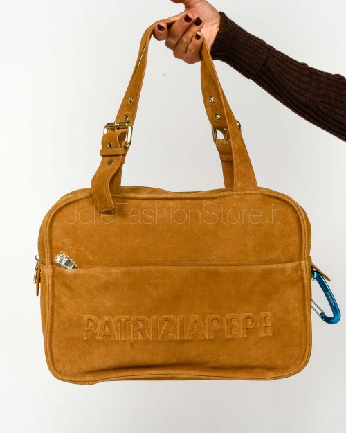 Patrizia Pepe Borsa Shopping (IM)PERFECTION in Suede Natural  2B0125 L152P B768