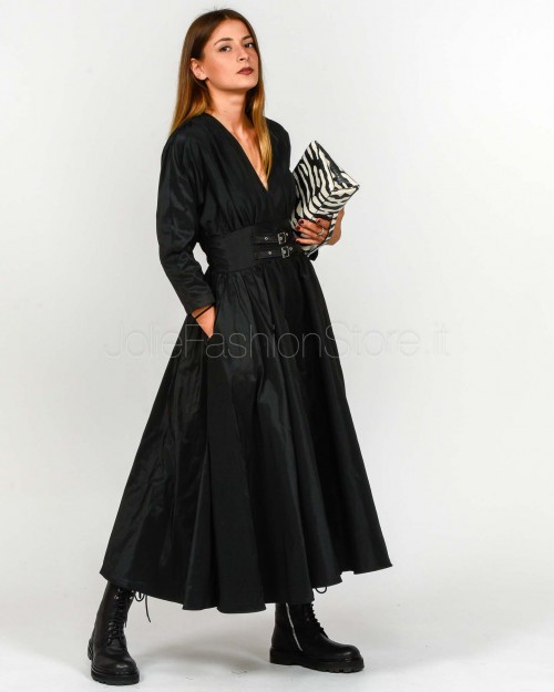Meimeij Abito Midi Con Cinghiette Nero  M5IJ03 100
