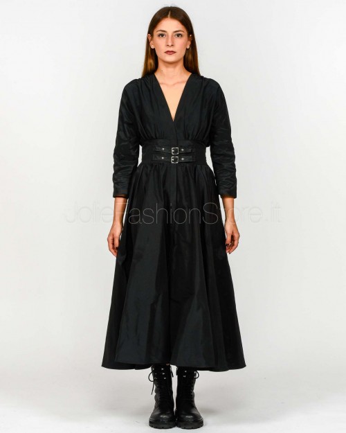 Meimeij Abito Midi Con Cinghiette Nero  M5IJ03 100