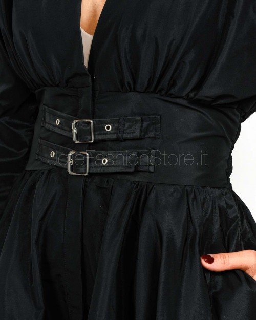 Meimeij Abito Midi Con Cinghiette Nero  M5IJ03 100