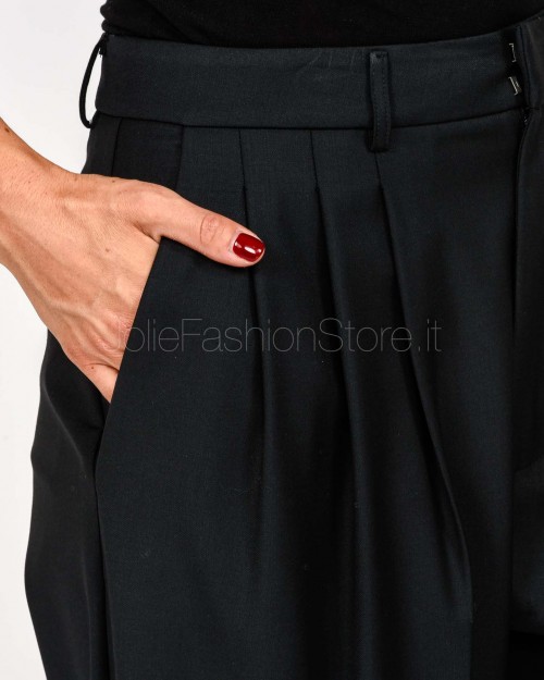 Meimeij Pantalone Con Piences Nero  M5IH13 100
