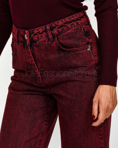 Patrizia Pepe Jeans Velvet Red Wash  8P0750 D121 R865