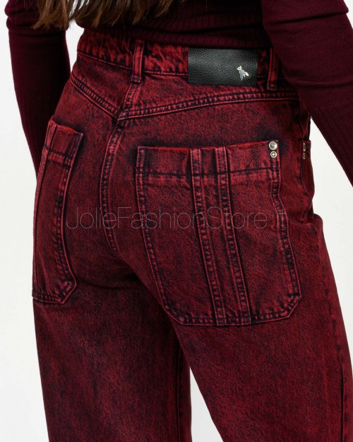Patrizia Pepe Jeans Velvet Red Wash  8P0750 D121 R865