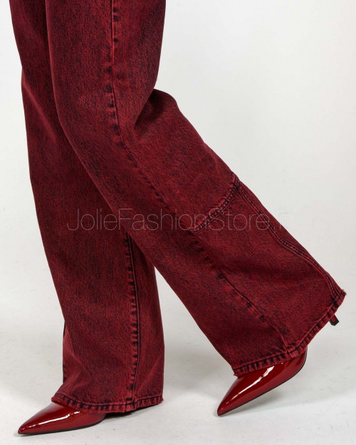 Patrizia Pepe Jeans Velvet Red Wash  8P0750 D121 R865