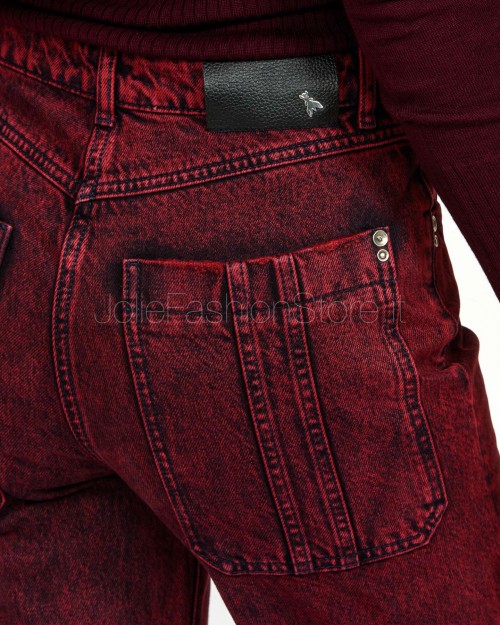 Patrizia Pepe Jeans Velvet Red Wash  8P0750 D121 R865