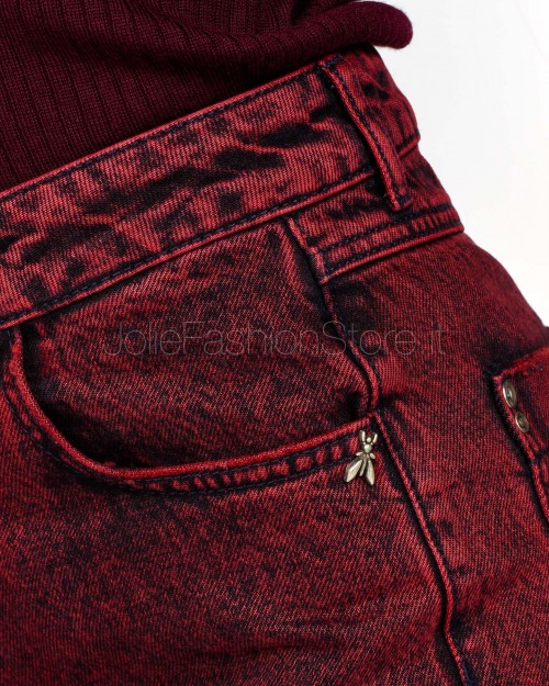 Patrizia Pepe Jeans Velvet Red Wash  8P0750 D121 R865