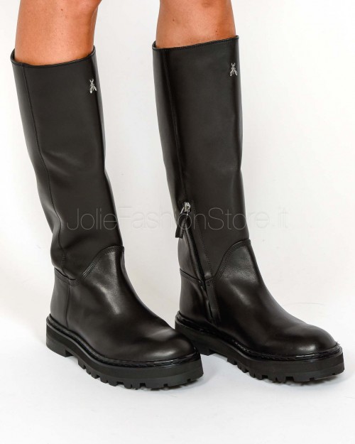 Patrizia Pepe STIVALI/BOOTS Nero/Silver