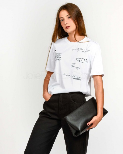 Patrizia Pepe MAGLIA/T-SHIRT Bianco ottico