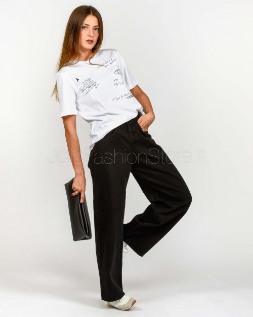 Patrizia Pepe T-Shirt (IM)PERFECTION Bianco Ottico  2M4521 J365 W103