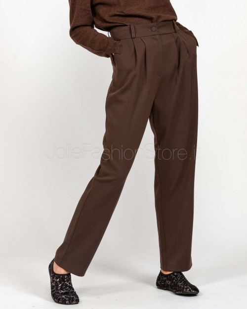 Actualee Pantalone Marrone  15169 BROWN
