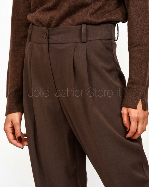 Actualee Pantalone Marrone  15169 BROWN