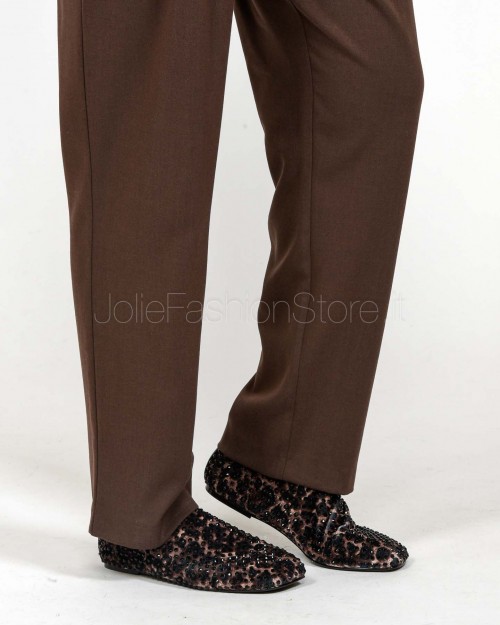 Actualee Pantalone Marrone  15169 BROWN
