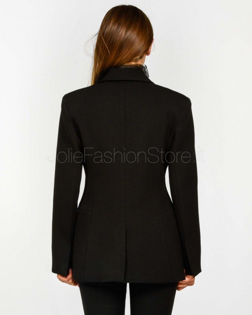 Actualee Giacca Monopetto Nero  15110 BLACK