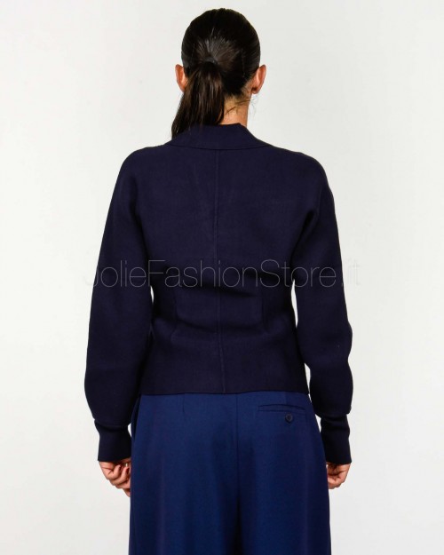 Patrizia Pepe Maglia Scollo a V Evening Blue  8K0345 K283 CA67